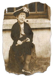 Louis Barabbas as a child